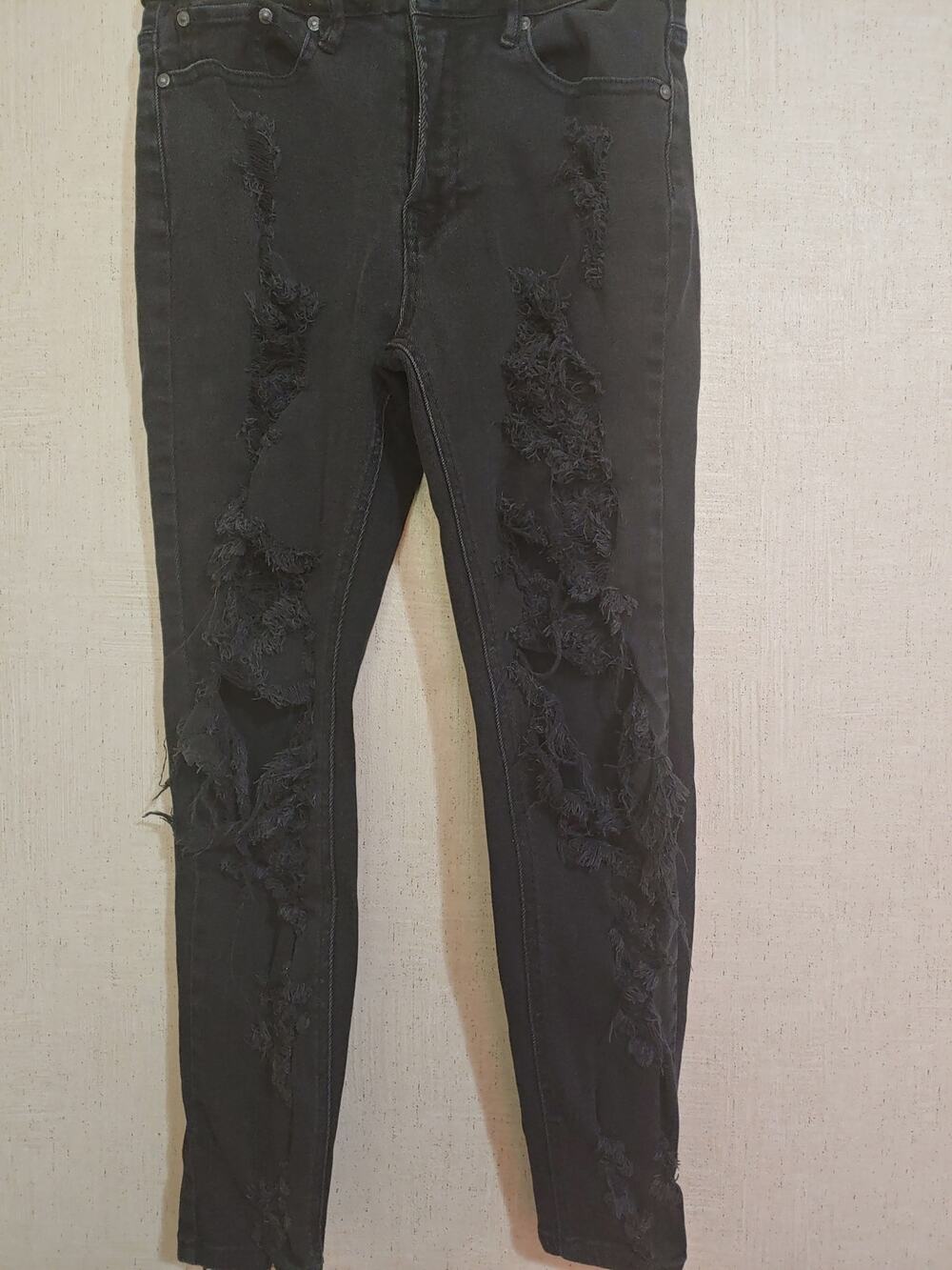 Womens Distressed Vintage Almost Famous Skinny Jeans sz 5